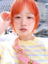 チックタック モーガン モデル(TICK-TOCK MORGAN Model)&nbsp;【Morgan】クリアオレンジ×ミニマルショート