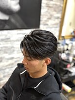 バーバーブロス(BAR BER bro's)&nbsp;浦安/刈り上げセンターパート/ニュアンスパーマ/メンズパーマ