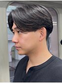 メンズセンターパート/ニュアンスパーマ/フェザーパーマ