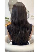 セルフ(self)&nbsp;大人ツヤ髪ダークグレージュロング