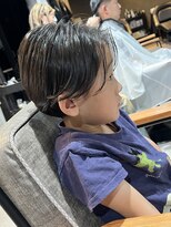 スウェル 成田店(Swell)&nbsp;キッズカット×センターパート [#成田 #MEN'S #メンズサロン]