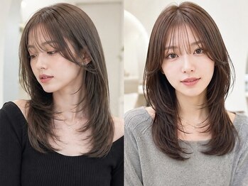 オンフ(ONFFO)の写真/《トレンド×髪質改善》ブリーチなしダブルカラーもダメージレスに艶感たっぷり♪カット+カラー+TR￥7700