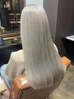 アオゾラヘアーカミノウラ(AOZORA HAIR kaminoura)&nbsp;ホワイトベージュ/ホワイトカラー/ハイトーンカラー