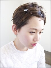 【Lepes】ベリーショート簡単ヘアアレンジ★タイトシルエット