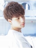 刈り上げマッシュショート 無造作マッシュパーマ