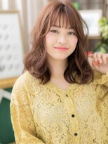 カバーヘア イヴ 戸頭店(COVER HAIR EVE)&nbsp;外国人風無造作エアリー感ガーリーふわミディa戸頭20代30代40代