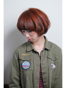 レーヴ リゾート 池袋(Reve resort) ピンクベージュ_マッシュウルフ