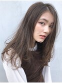 *ブリーチなしで透けるミルキーグレージュ*