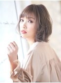 ミディアムレイヤーボブ