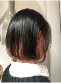 【EIGHTたまプラ】デザインカラー切りっぱなしボブ