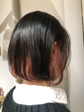 エイトタマプラ たまプラーザ店(EIGHT tamapla) 【EIGHTたまプラ】デザインカラー切りっぱなしボブ