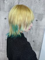 アンダーバーホワイト 浜松店(_WHITE) イエロー×グリーン M