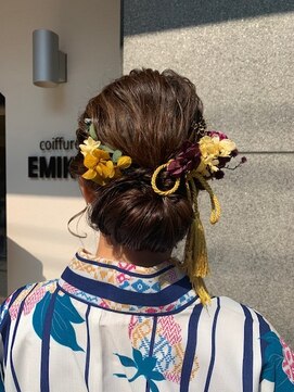 コワフュールエミカ(coiffure EMIKA) 浴衣・成人式・謝恩会ヘアセット