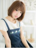 シースルーバング前下がり小顔ぷつっとボブc5上尾20代30代40代