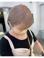 ゲーム 原宿店(GAME)&nbsp;ホワイトグレージュ/ダブルカラー/ケアブリーチ/髪質改善/原宿