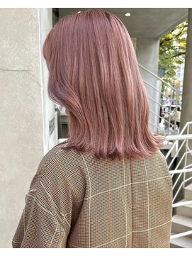 ヒート バイ アンカットラウンジ 渋谷(HEAT by UNCUT&LOUNGE) 暖色カラー/ピンクベージュ/ケアブリーチ/ラベンダーピンク