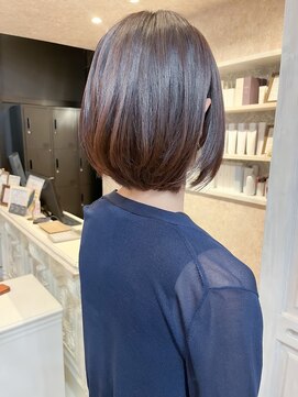 キャアリー(Caary) 福山レイヤーボブ人気話題酸性ストレート20代30代艶髪美髪冬ヘア