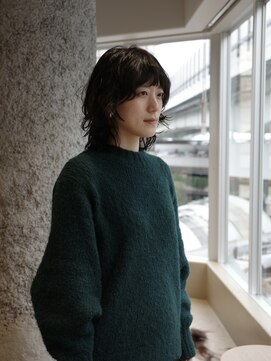 ネロ フタコタマガワ(NERO FUTAKOTAMAGAWA) 【酒井　麻里】レイヤーカット パーマ 前髪