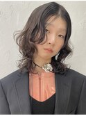 ミディアムウルフパーマ【心斎橋hen】