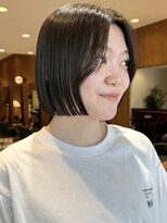 ヤイエ 青山店(yiye)&nbsp;切りっぱなしボブ/ミニボブ/ワンレンボブ/ベージュ