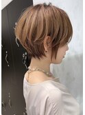 20代30代40代50代60代◎  立体感ショートボブ　襟足シュっと