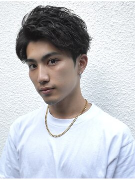 フリーク バーバーショップ 都島店(FREAK BARBER SHOP) ニュアンス毛流れピンパーマ