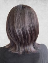 ラルジュヘアイコール(Large hair equal =)&nbsp;20代30代大人かわいいベージュナチュラルセミロングヘアー美肌