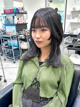 アパカバール 鳳店(Apa kabar) エッジを効かせて＊ハイレイヤースタイル