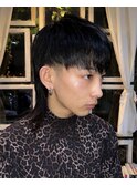 【チクロ】メンズツーブロックウルフカット