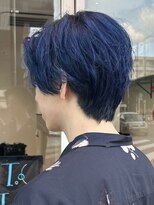 アヤラ オーガニックアンドスパ 東船橋店(AYALA) 【江添茉友】メンズカット/ブルー/個性派カラー