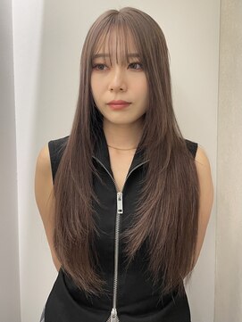 ゼスト ジグ(ZEST ZIGU) ロングレイヤー　透明感カラー ベージュカラー【maiko】