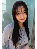 グリーン 北千住(green)&nbsp;【北千住】ナチュラルレイヤー×シースルーバング