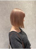 ベージュ切りっぱBob