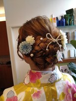 ヘアーアンドフェイス あかしや美容室(HAIR&FACE) セットスタイル