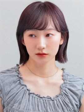 メゾンドムニ 恵比寿(Maison de MUNi) 20代30代春色レイヤーボブ◎透明感アッシュ×くびれ小顔