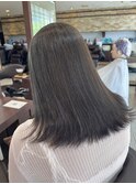 【ブリーチなしダブルカラー×ダークグレージュ】