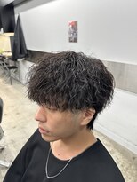 ライズ 渋谷店(RISE)&nbsp;刈り上げツイストスパイラルパーマ/メンズパーマ／渋谷