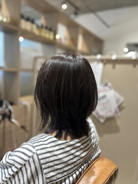 クーレ ビオトープ(+ CURE biotope) くびれボブ×ラベンダーグレー