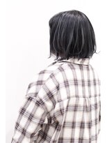 ゴーオン(Go/ON)&nbsp;ブルーブラック×ハイライトボブ