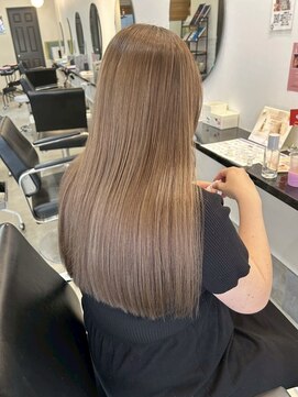 ラック 津田沼(LUCK) ベージュ/ケアブリーチダブルカラーインナーカラー