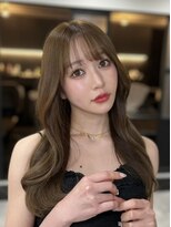 ピリオド 赤坂(Period.) ロングヘアーシフォンブラウン髪質改善 赤坂見附