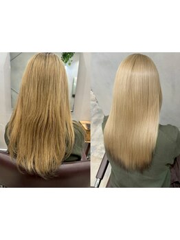 骨格と髪質から設計する“艶と透明感ロング”。どこから見ても綺麗なシルエットへ。