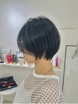 ジュベ 別府店(juve.) 別府ショートボブ顔まわりレイヤーカット髪質改善カラー30代