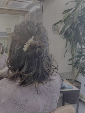 ポタム 東中野(potamu) ふわふわハーフアップ