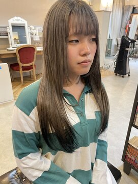 【HIROMU】レイヤーカット/シルバー/エンドカラー