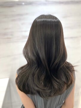 エヌ 大阪梅田店(enu) 【大阪梅田】透明感グレージュ×韓国風くびれ巻き