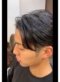 毛流れメンズフェザーパーマ