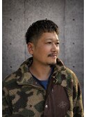 MEN’S/リバースセンターパート/ニュアンスパーマ/千葉