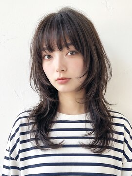 カバーヘア ブリス 戸田公園西口店(COVER HAIR bliss) ブリーチなし/ウルフカット/ロング顔回りレイヤー小顔p戸田公園