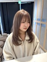 ヘアサロン ガリカ 表参道(hair salon Gallica) 【風香】ミルクティーベージュ × レイヤーカット